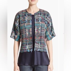 St. John CollectionTweed Kimono Jacket Size XS